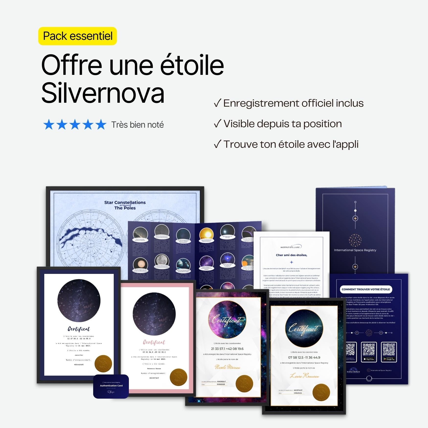 Nomme une étoile - Silvernova
